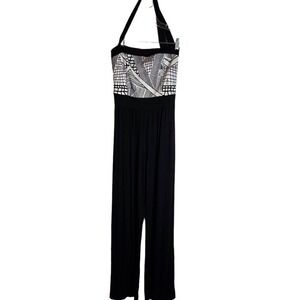 Blank Nation‎ Jumpsuit, Size Small Black White Office Career Summer Wear